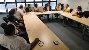 Entrega do abaixo assinado na cidade administrativa sede do Governo do Estado de Minas.