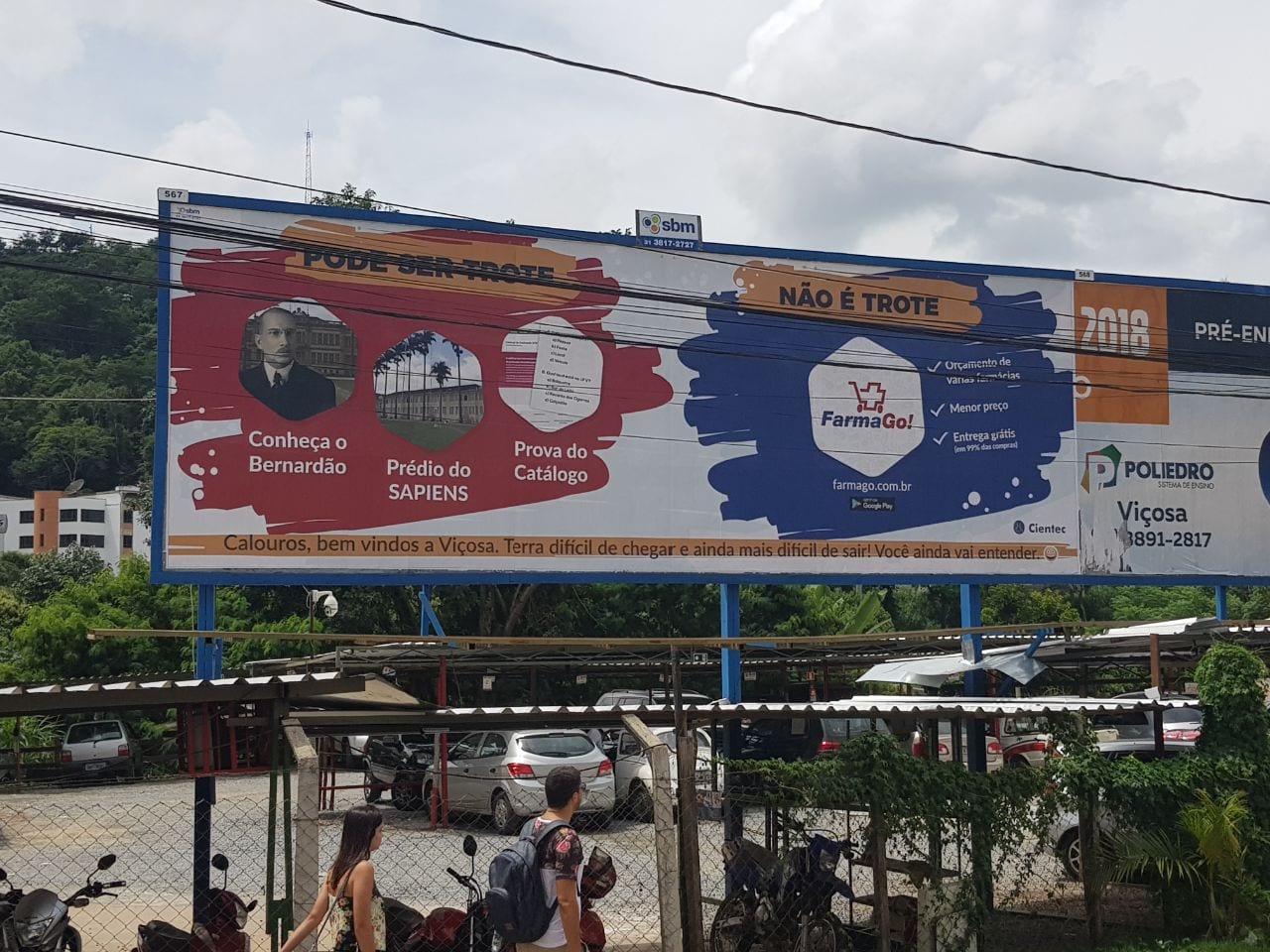 FARMAGO! USA OS MAIS TRADICIONAIS TROTES DA UFV EM NOVO OUTDOOR