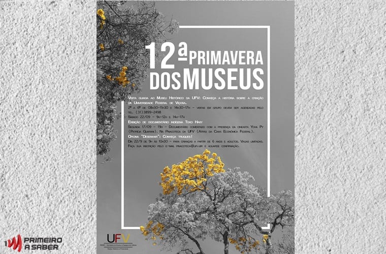 SECRETARIA DE MUSEUS E ESPAÇOS DE CIÊNCIA PROMOVE 12ª PRIMAVERA DOS MUSEUS