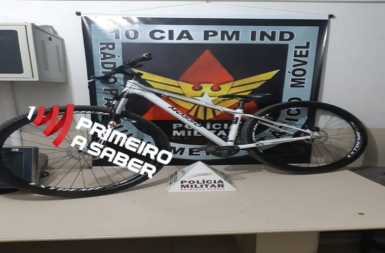 HOMEM É PRESO COM BICICLETA FURTADA