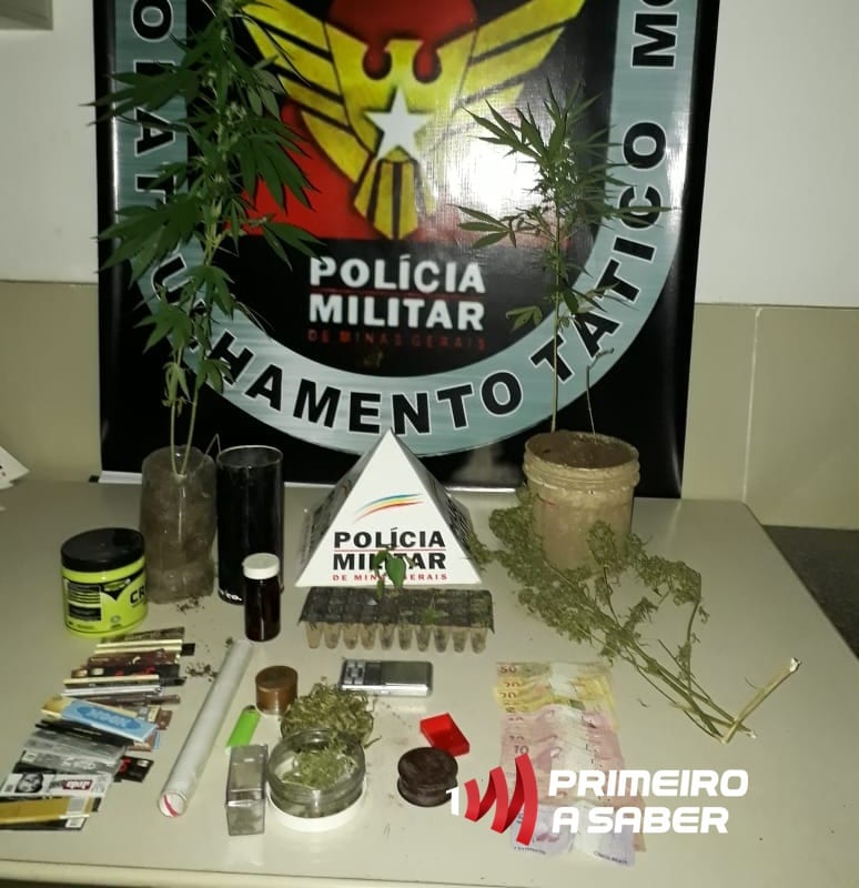 PM APREENDE DROGAS EM CASA DE ADOLESCENTE NO SILVESTRE