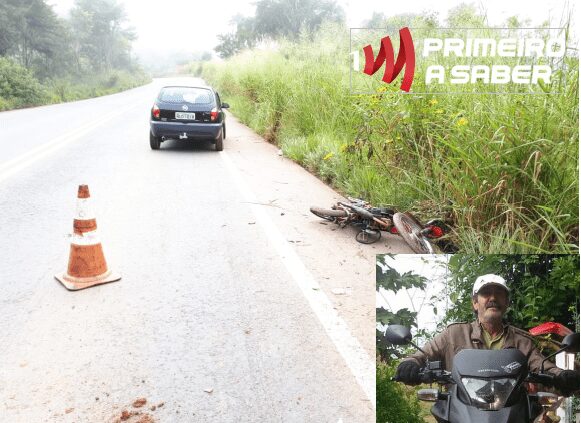 IDOSO MORRE EM ACIDENTE NA RODOVIA TEIXEIRAS À VIÇOSA