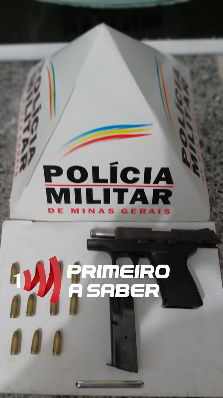 PM PRENDE HOMEM COM ARMA DE FOGO NO BAIRRO CIDADE NOVA