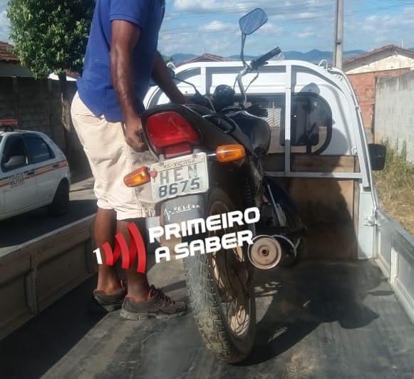 MOTO FURTADA EM VIÇOSA É RECUPERADA EM VISCONDE DO RIO BRANCO