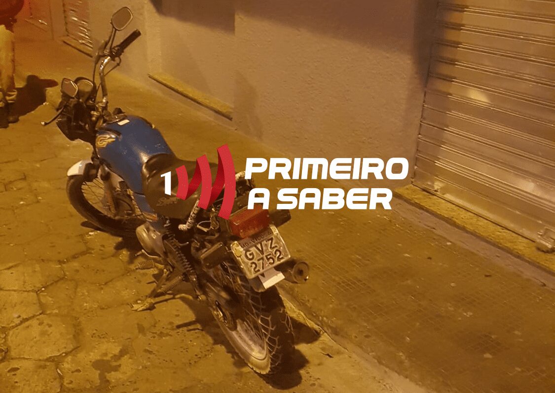 MOTOCICLETA É RECUPERADA NO CENTRO DE VIÇOSA