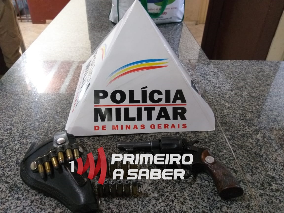 PM PRENDE HOMENS COM ARMA EM CANAÃ E PRENDE FORAGIDO EM COIMBRA