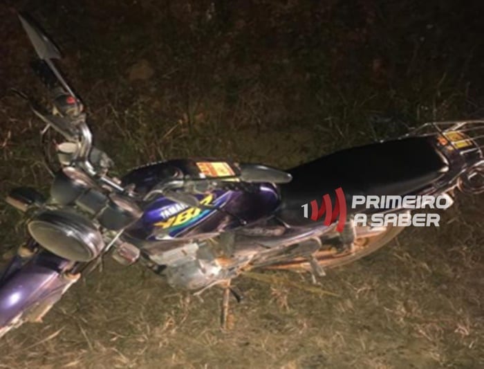 MOTOCICLETA É RECUPERADA NO MORRO GRANDE EM CAJURI