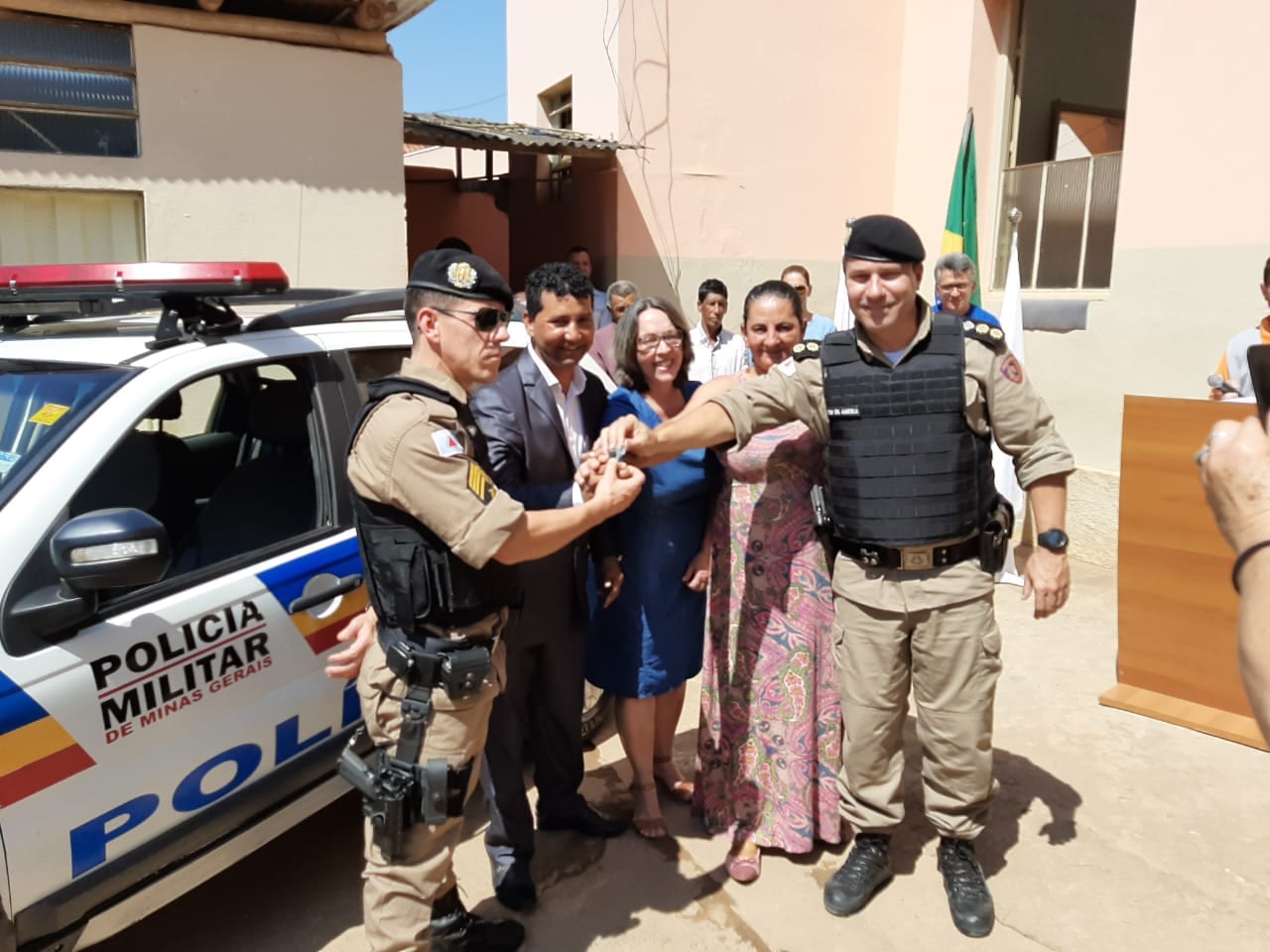 Polícia Militar de São Miguel do Anta recebe nova viatura