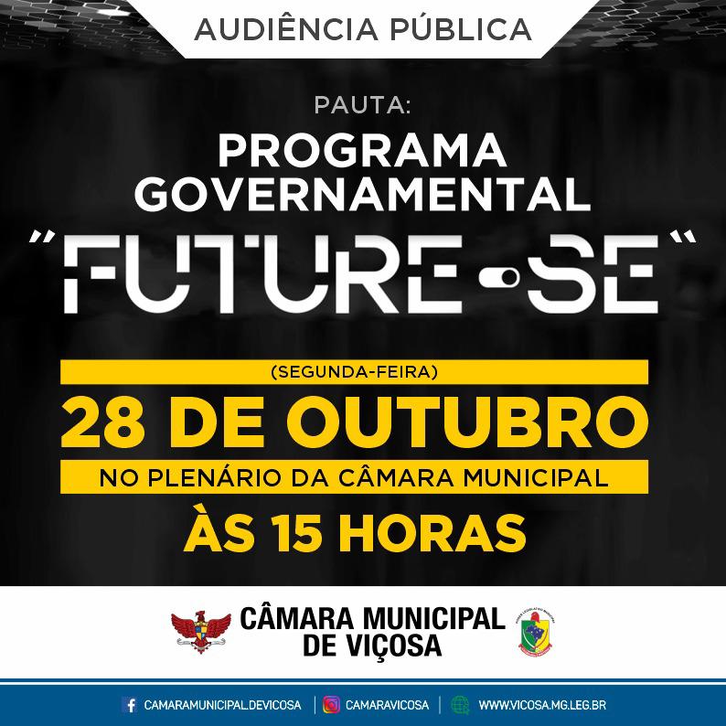 Programa FUTURE-SE será tema de Audiência Pública com a presença das Deputadas Margarida Salomão e Beatriz Cerqueira