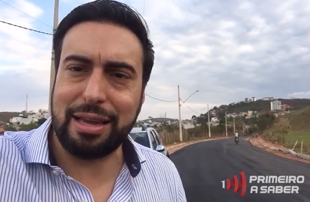 Prefeito divulga vídeo do asfaltamento da Av. São João Batista