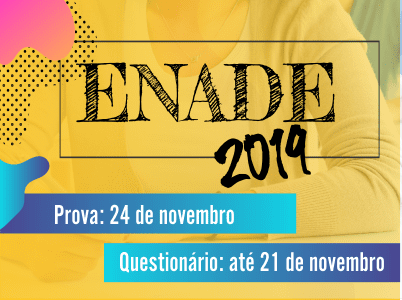 Enade 2019 acontece neste domingo e estudantes devem ficar atentos às recomendações