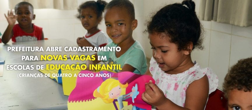 Prazo para cadastramento nas escolas de educação infantil de Visconde do Rio Branco termina nesta sexta-feira