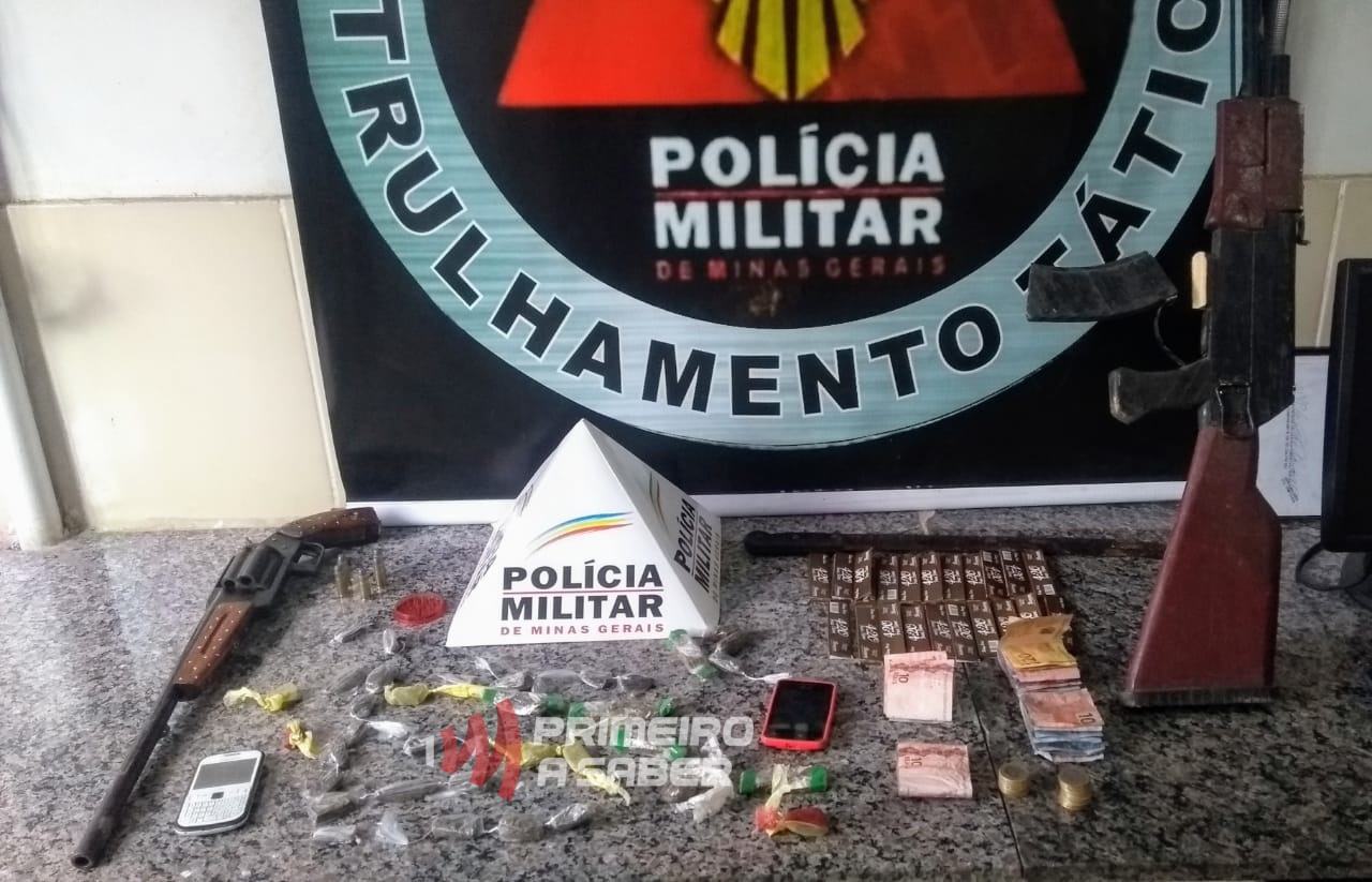 Homem é preso com armas após ameaçar a mãe no Bela Vista