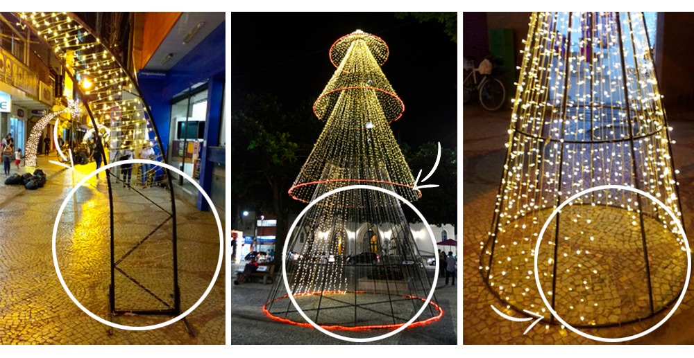 Iluminação de Natal sofre atos de vandalismo
