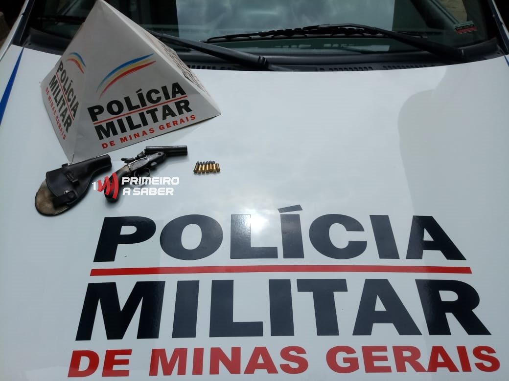 PM apreende arma em Piranga