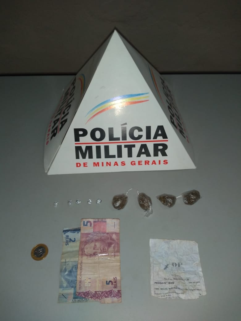 Homem é preso com drogas em Ervália