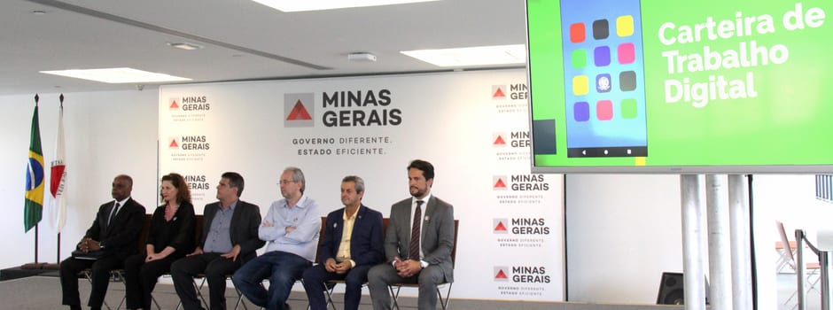 Governo de Minas implementa carteira de trabalho digital