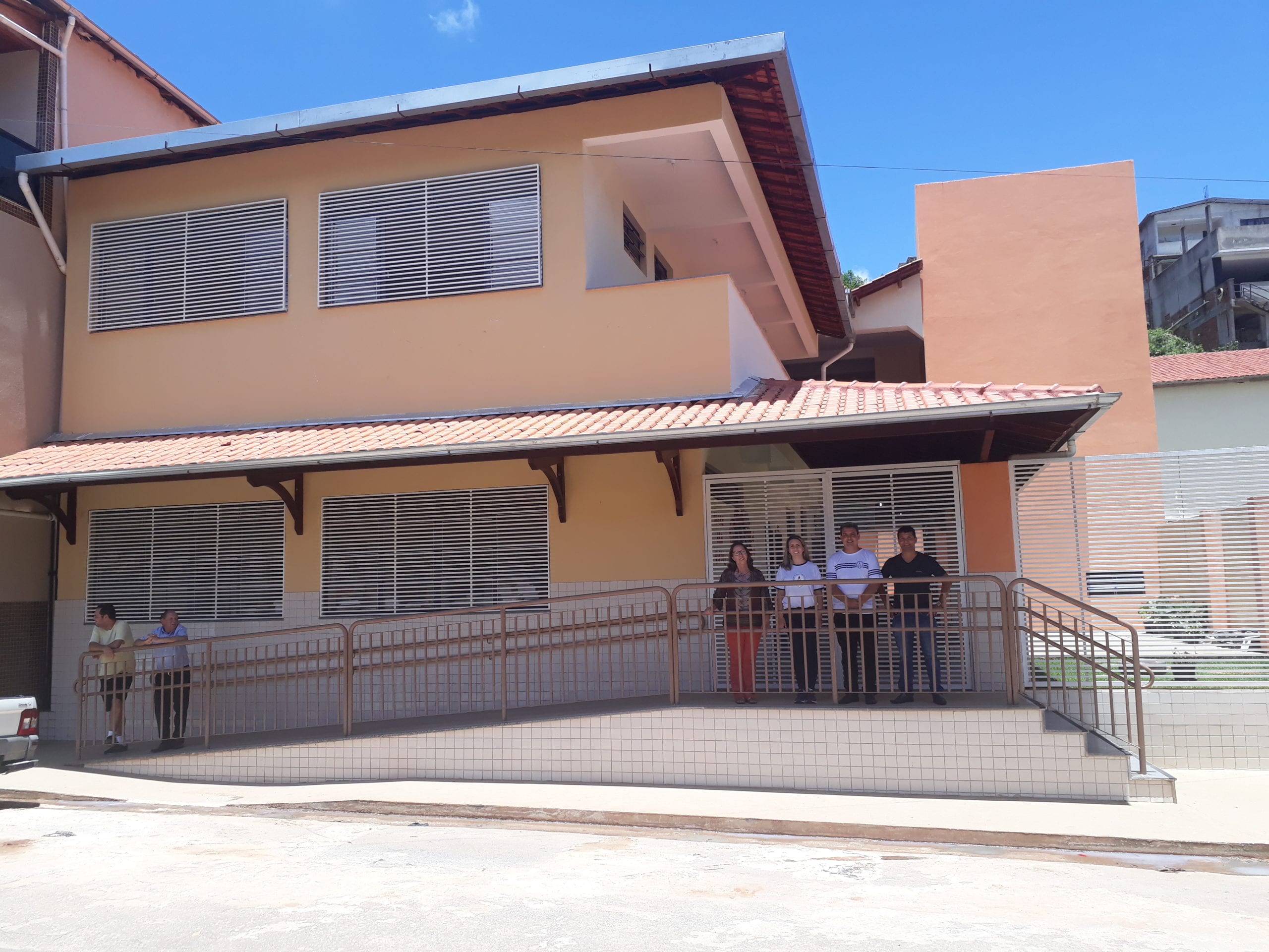 Novo prédio da E. E. Pedro Lessa, em São Miguel do Anta, já recebe comunidade escolar