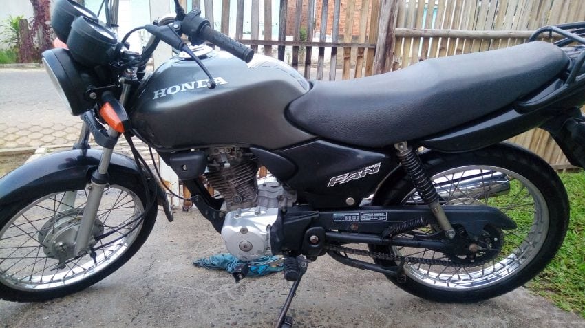 Motocicleta roubada em Ervália é recuperada em Canaã