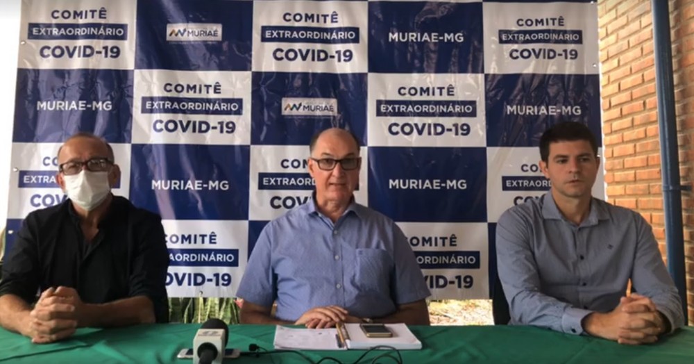 Após confirmação de caso de coronavírus em Muriaé, prefeito suspende decreto que permitia reabertura de comércio