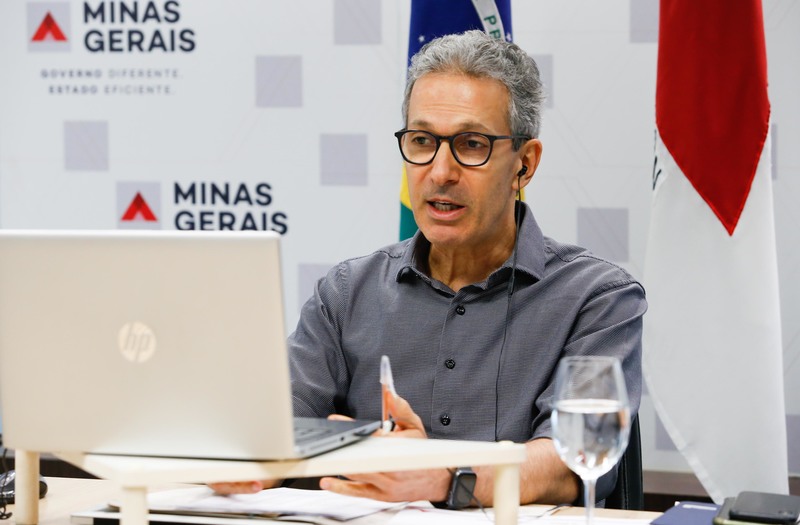 Zema ressalta resultados de Minas contra coronavírus e destaca plano de reativação econômica