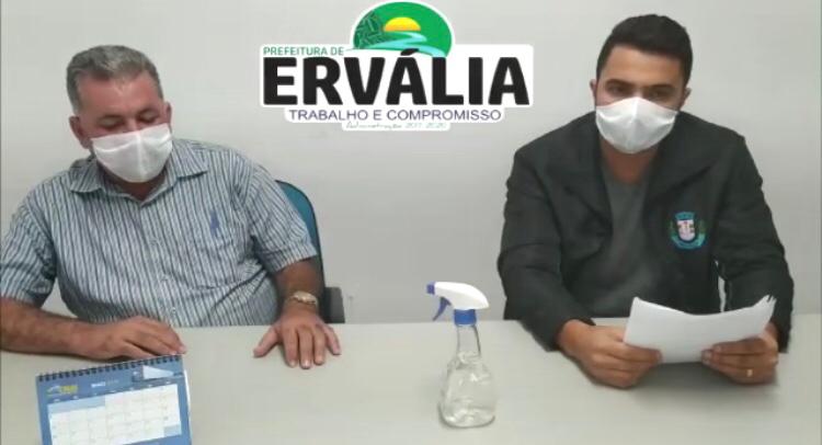 Ervália confirma primeiro caso de coronavírus