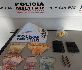 PM apreende droga e munições em Visconde do Rio Branco