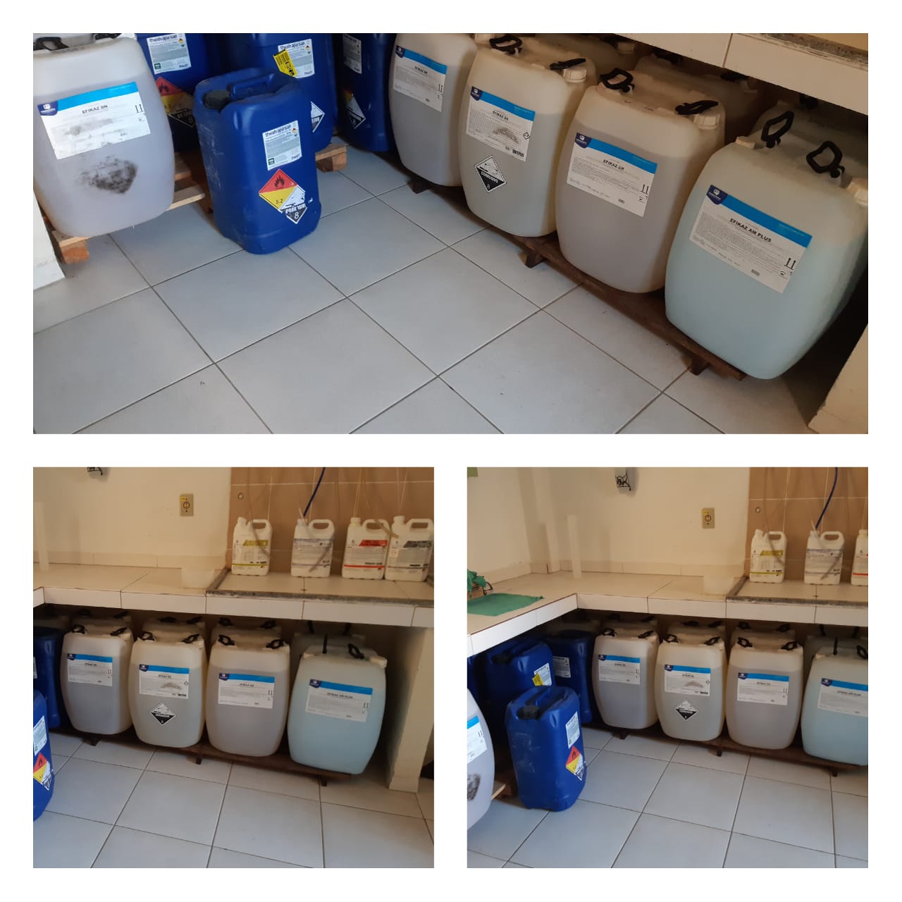 Projeto Salve Vidas realiza doação de produtos químicos para a lavanderia do Hospital São Sebastião