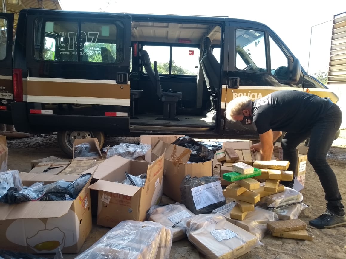 Polícia Civil incinera mais de 170 quilos de drogas em Ubá