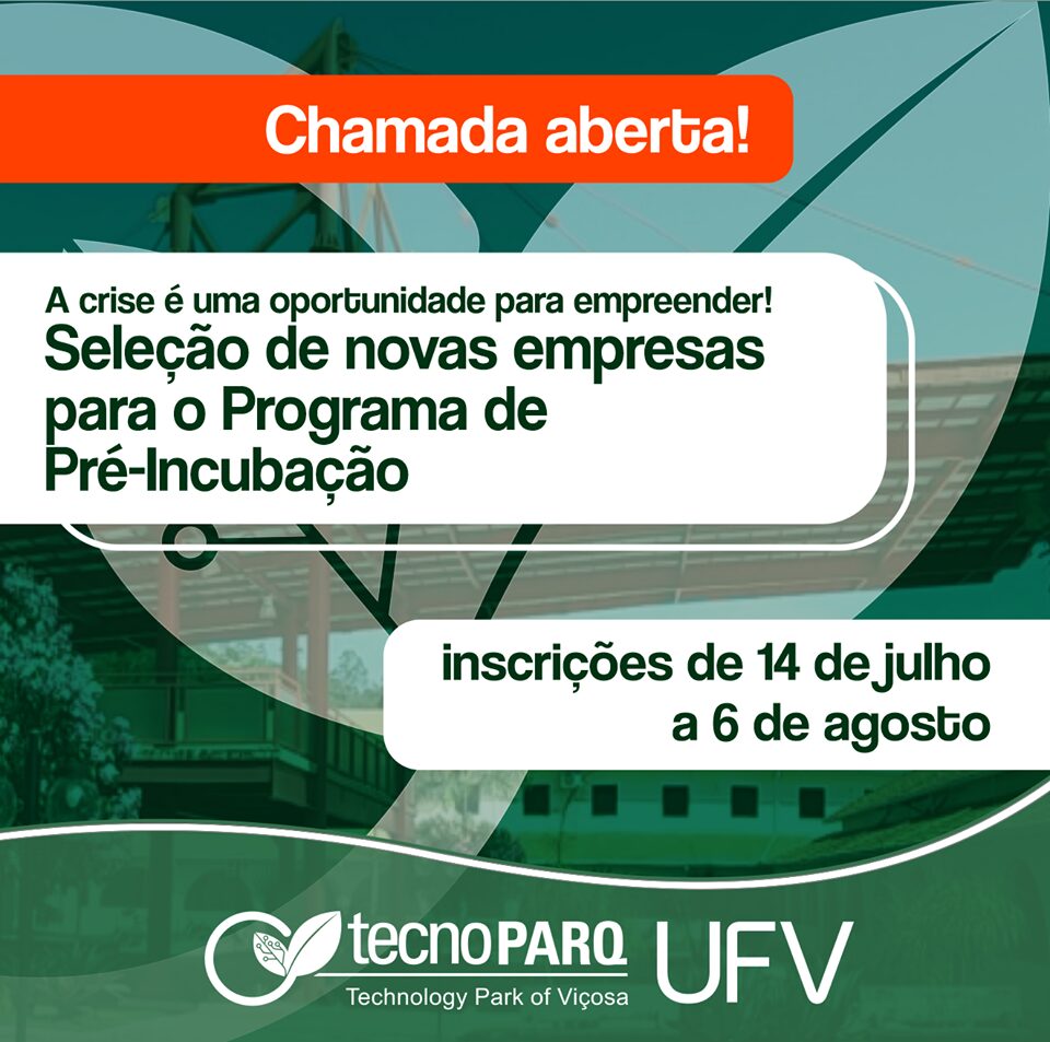 Tecnoparq oferece Programa de Pré-incubação