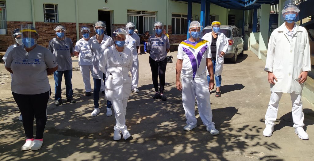 Ações de combate e prevenção a Covid-19 adotadas pelo Lar dos Velhinhos