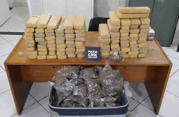 Morador de Muriaé considerado “Mercenário do tráfico” é preso com mais de 140 kg de maconha