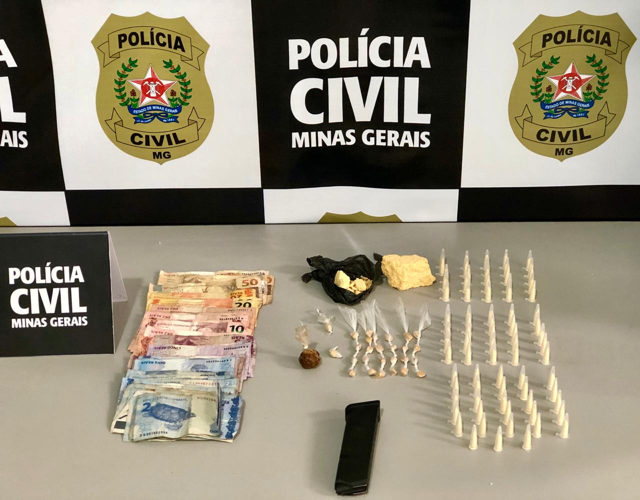 PCMG deflagra operação e apreende drogas em Ubá