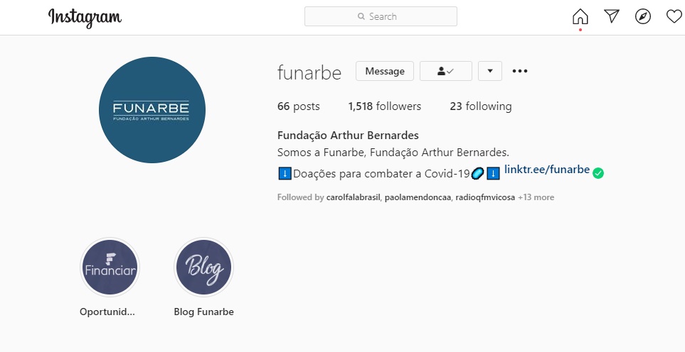 Funarbe inicia projeto de divulgação científica em lives nesta terça-feira