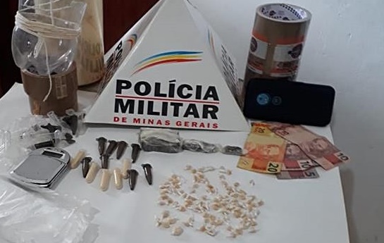 Homem é preso com drogas em Paula Cândido