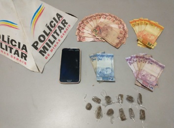 PM apreende drogas em Visconde do Rio Branco