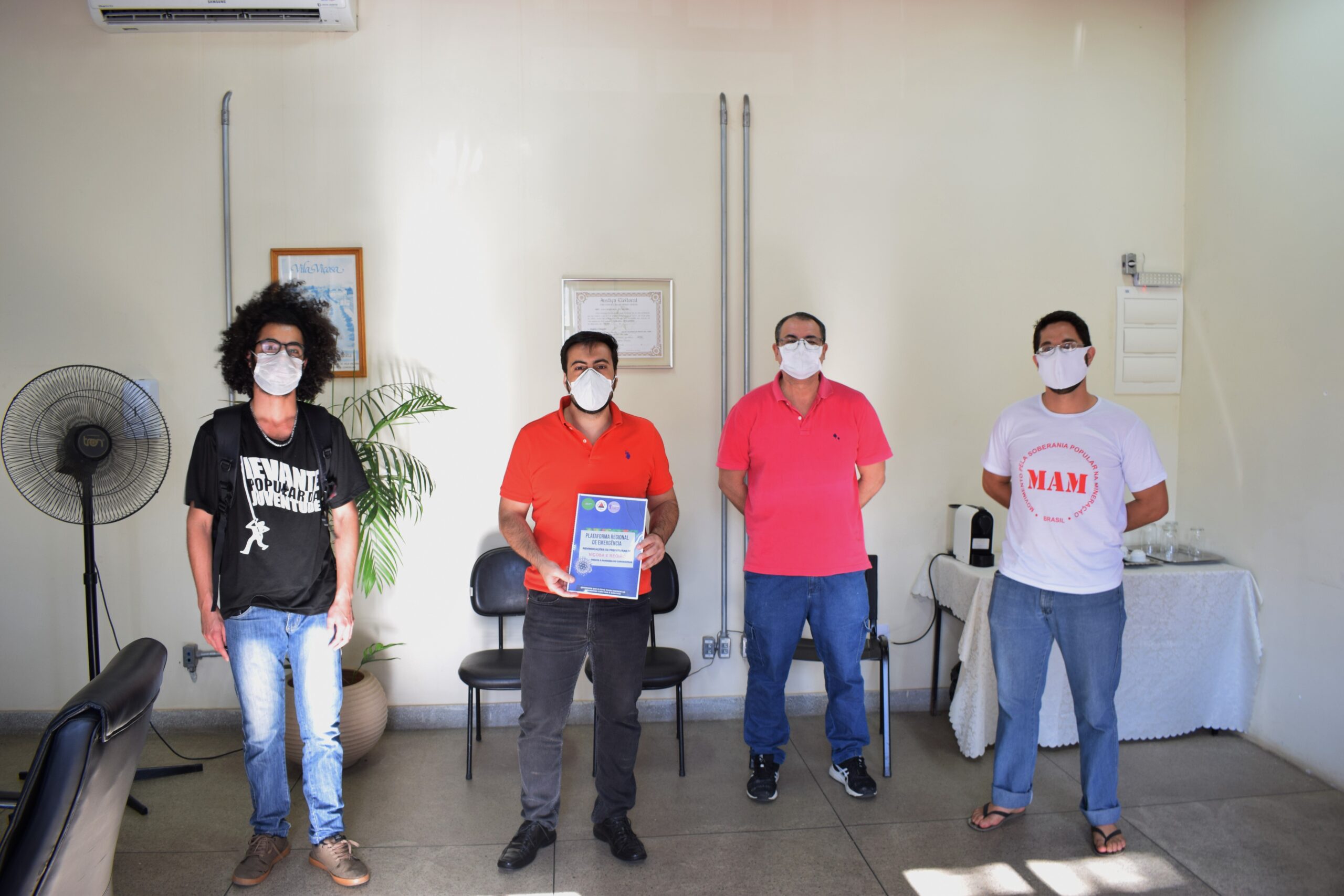 Entidades entregam reivindicações frente à pandemia para prefeitura e UFV