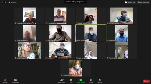 Câmara de Muriaé registra mais de 480 matérias legislativas no 1° semestre de 2020