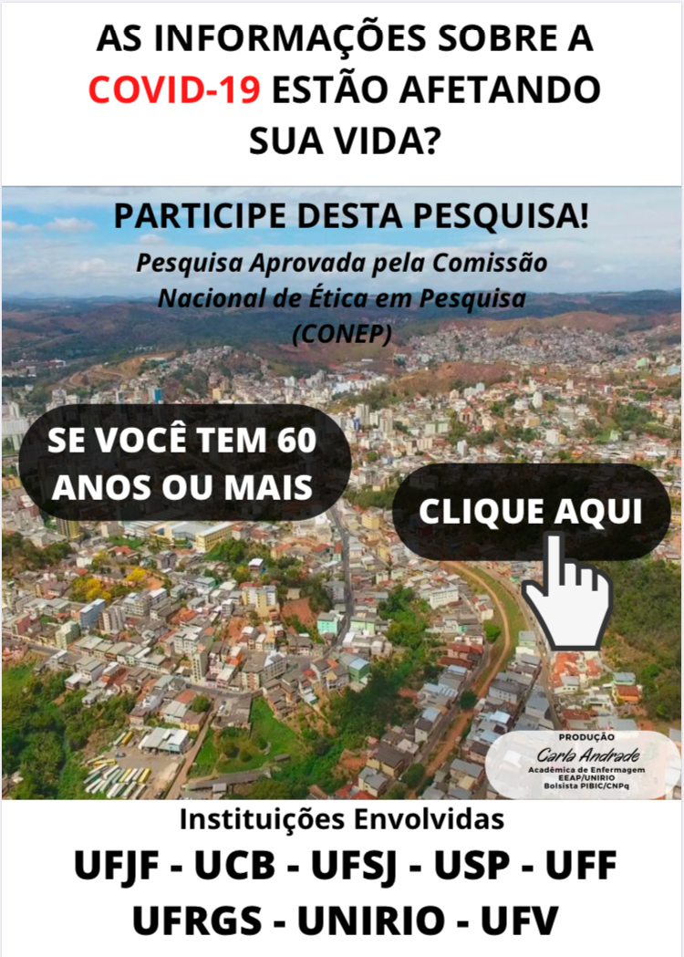 UFV pesquisa repercussões da infodemia sobre Covid-19 na saúde mental de idosos e disponibiliza formulário para voluntários