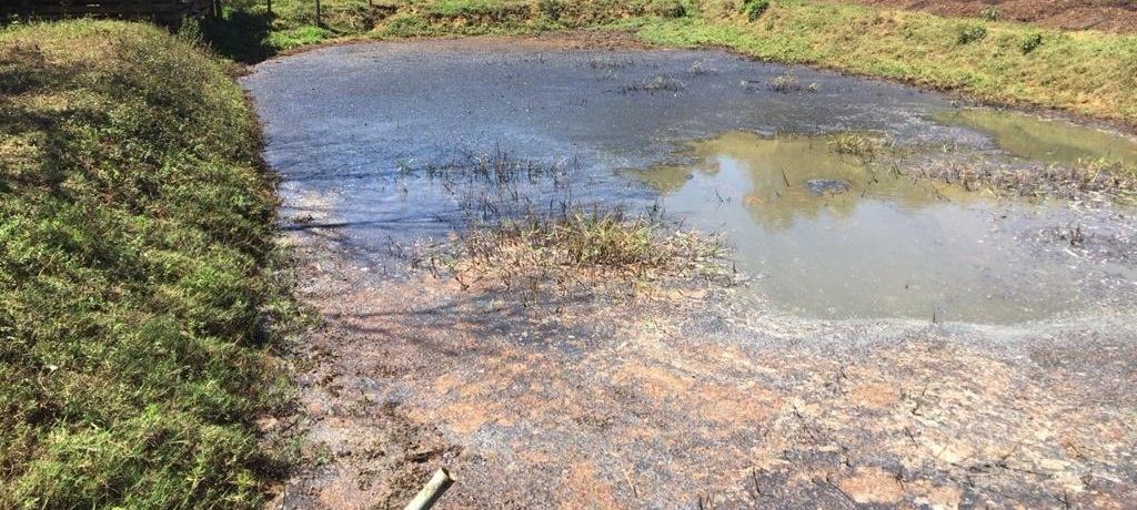 PMMA fiscaliza imóvel rural em Canaã por poluição de água através de lançamentos de rejeitos de café