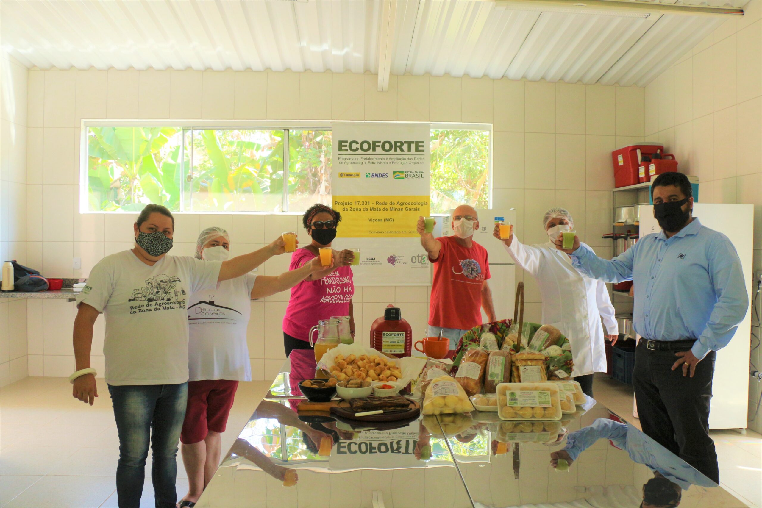 CTA-ZM inaugura cozinha escola comunitária e agroecológica em Viçosa