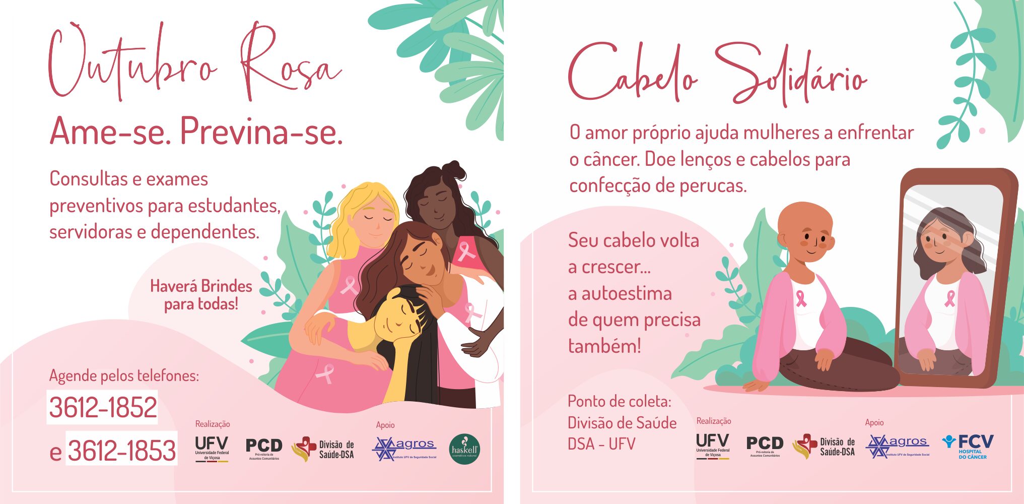 Divisão de Saúde promove ações em prol do Outubro Rosa