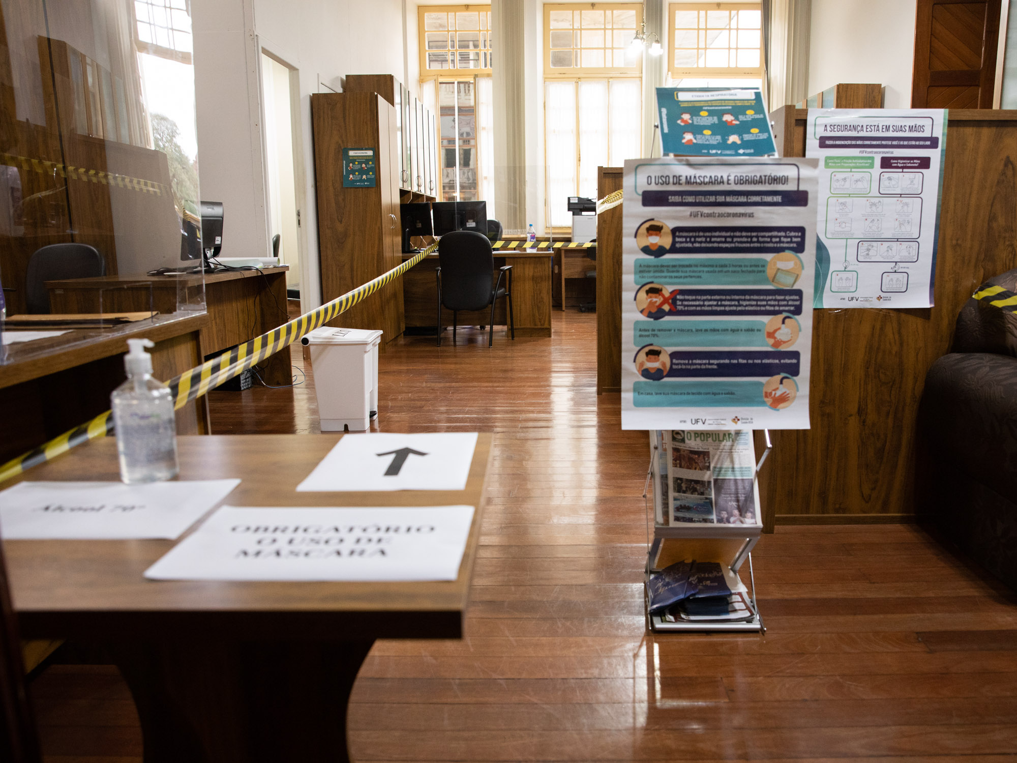 UFV retoma atividades presenciais de alguns setores administrativos nesta segunda-feira