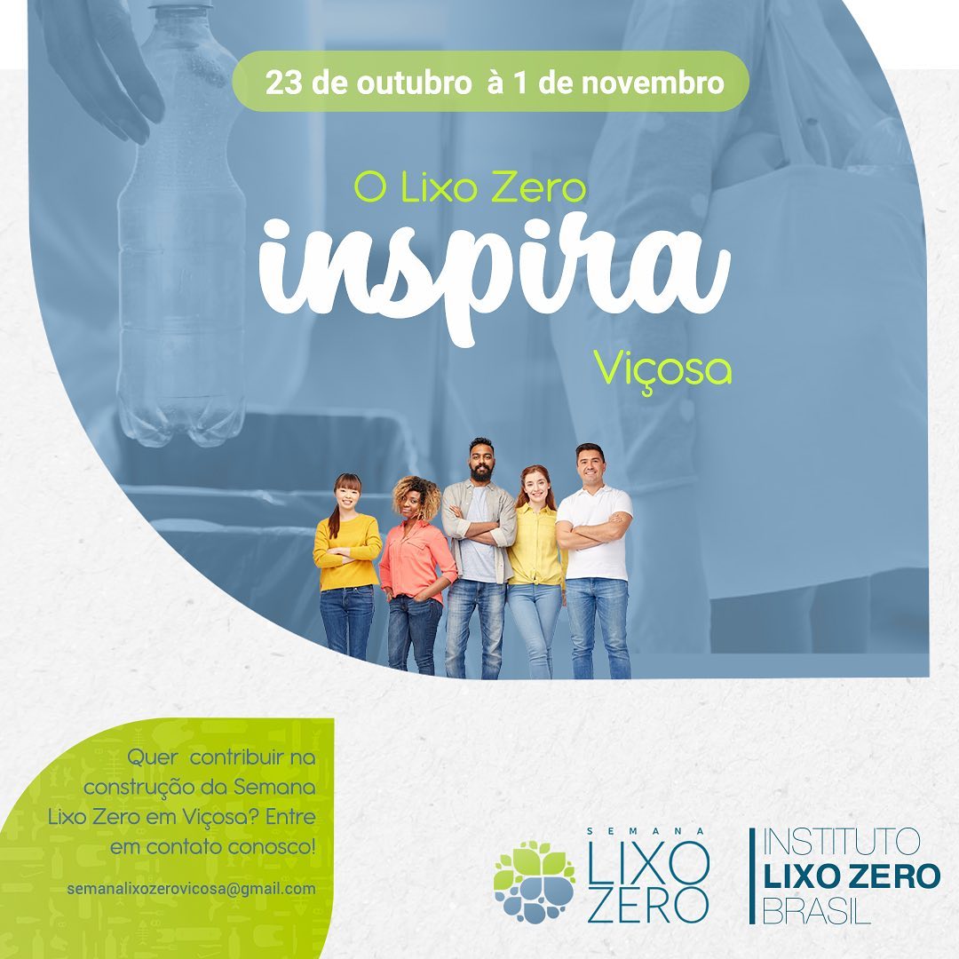 Viçosa e UFV participam da segunda edição da Semana Lixo Zero