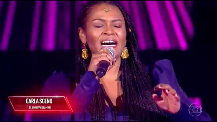 Cantora de Viçosa participa do The Voice Brasil na TV Globo