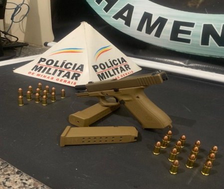 Homem é preso com arma em aglomeração em praça de São Miguel do Anta