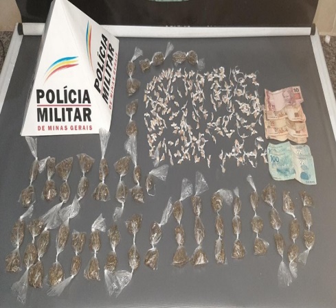 Jovens são presos com drogas em carro no Sagrado Coração em Viçosa