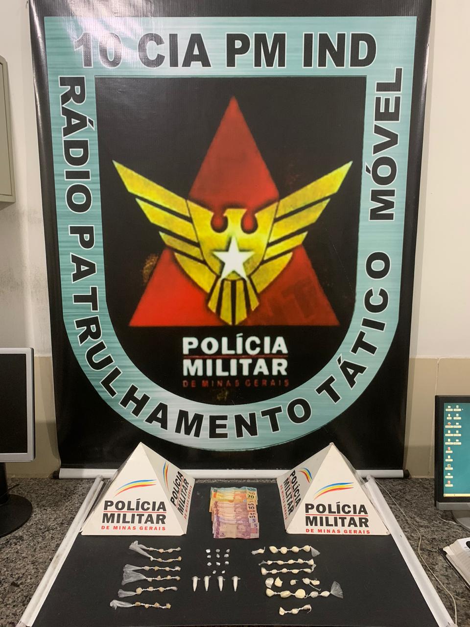 PM apreende drogas no bairro União em Viçosa