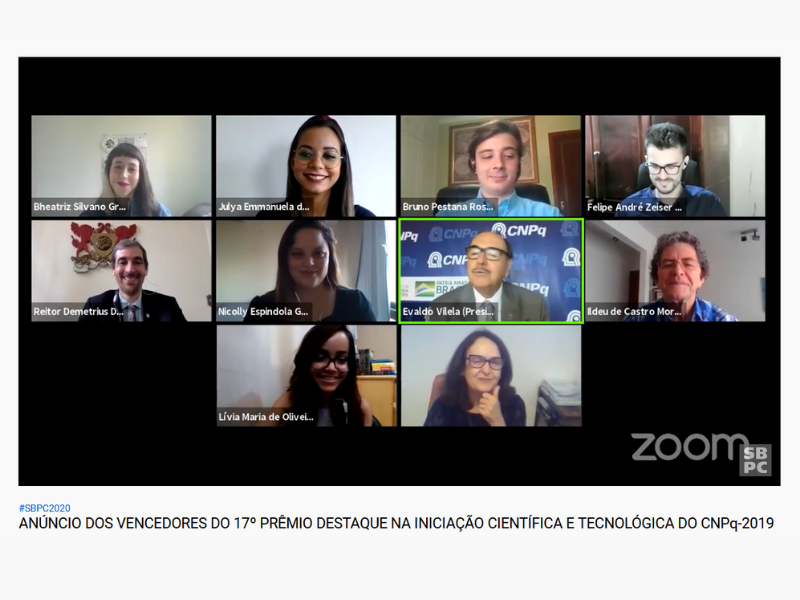 UFV vence categoria Mérito Institucional em Prêmio de Iniciação Científica do CNPq