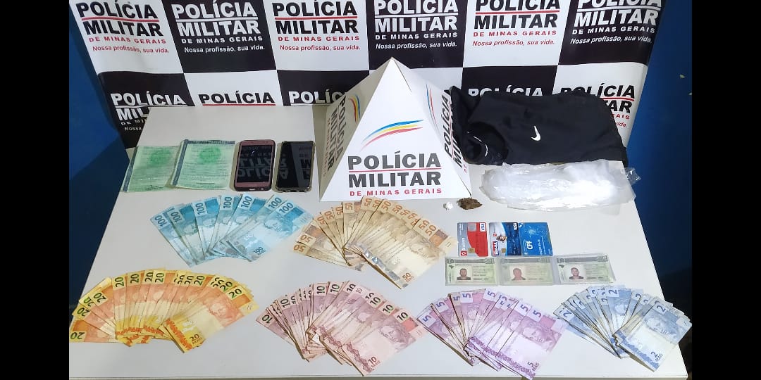 PM prende autor de tráfico de drogas em Ponte Nova